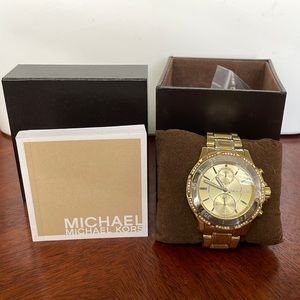 Gold and silver Michael Kors Watch